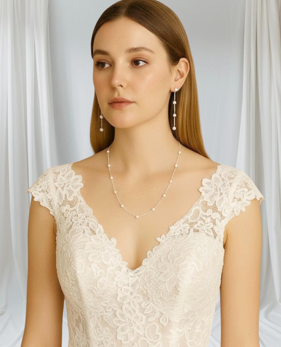 Bridal Necklace for Strapless Dress - Etsy Australia
