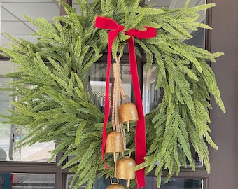 Hand Tied Velvet Bow for Wreaths Christmas Decor