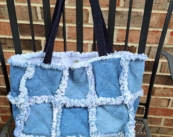 Custom Purse, Bag, or Tote Made from Loved Ones&#39; Clothing