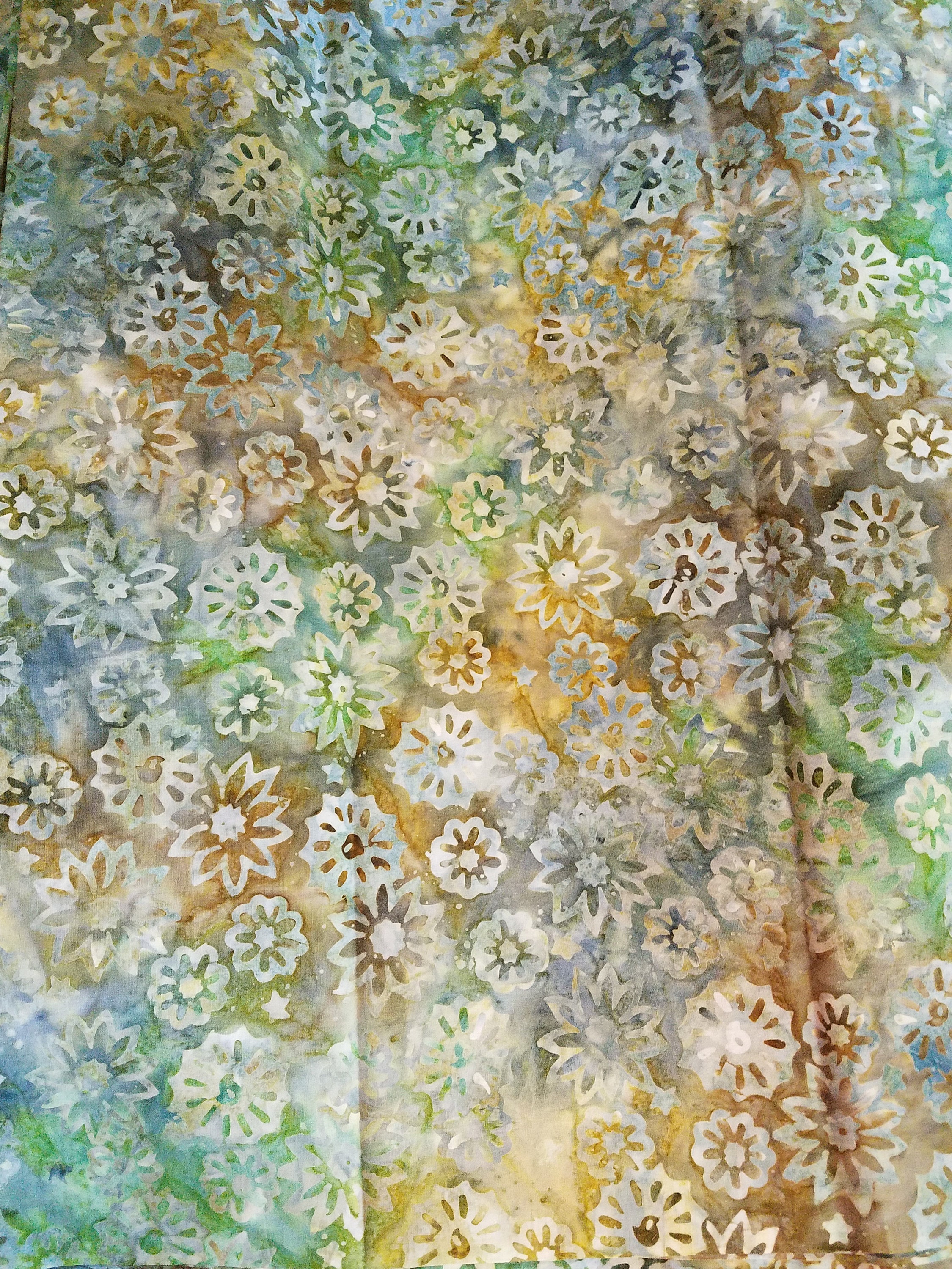 Cotton Batik Fabric, Fabric by the yard