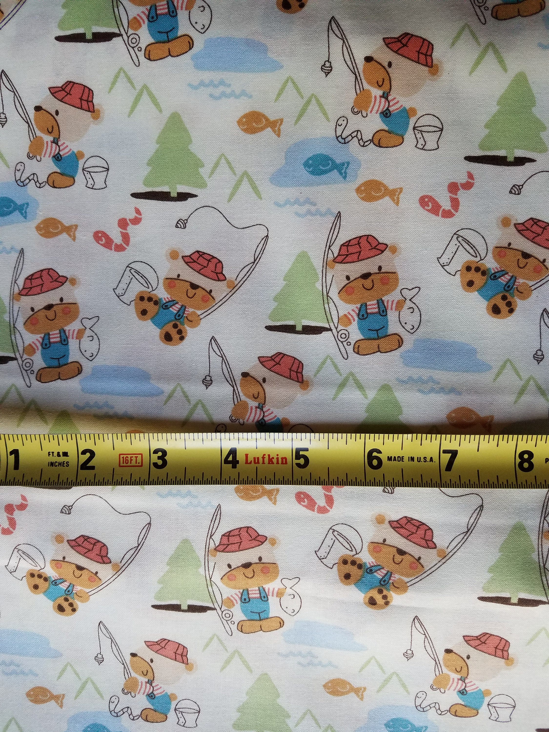Cotton Nursery Fabric, Fabric By The Yard