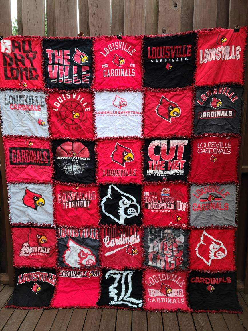 Louisville Cardinals Ncaa Quilt Blanket - Teeruto