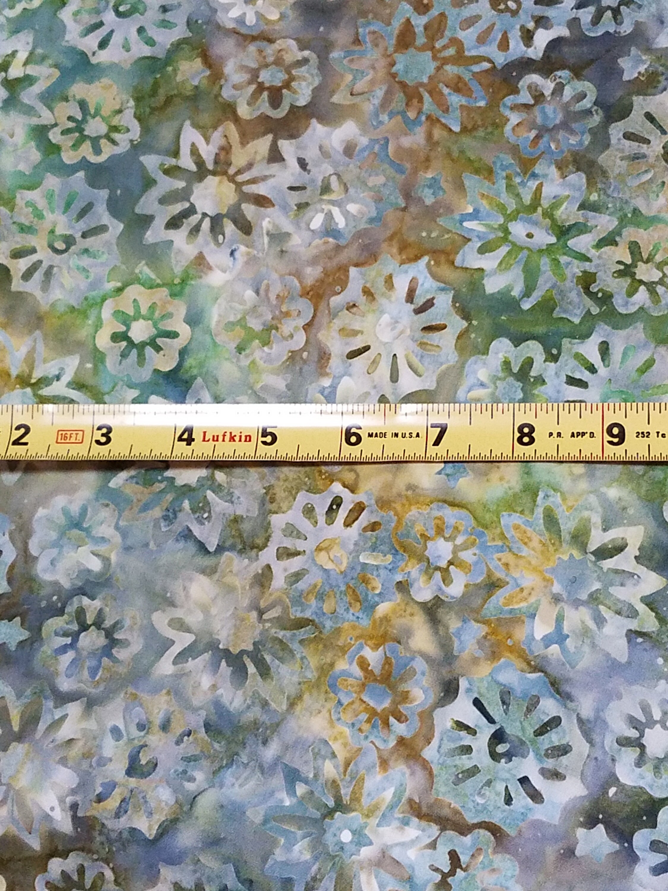 Cotton Batik Fabric, Fabric by the yard