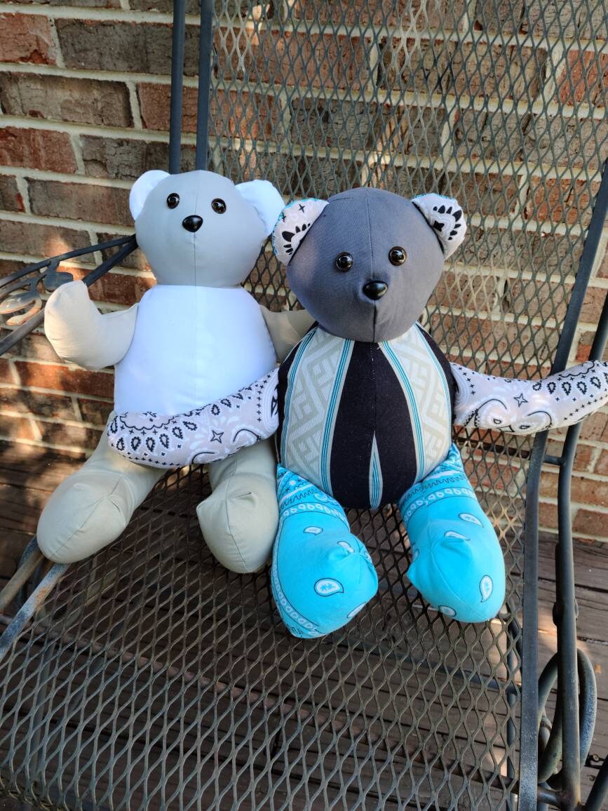 Keepsake Bear, Memory Bear made with loved ones clothing