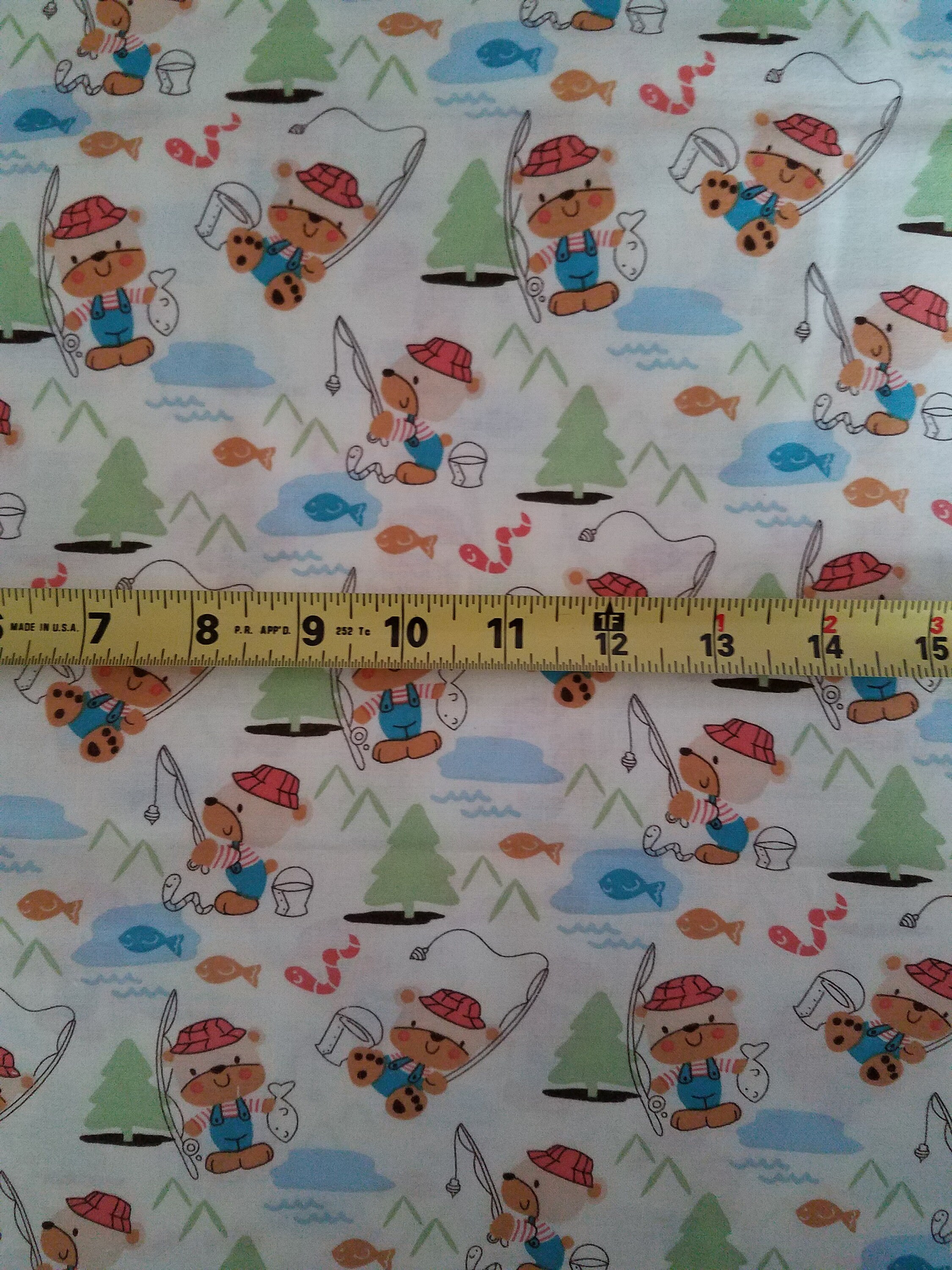 Cotton Nursery Fabric, Fabric By The Yard