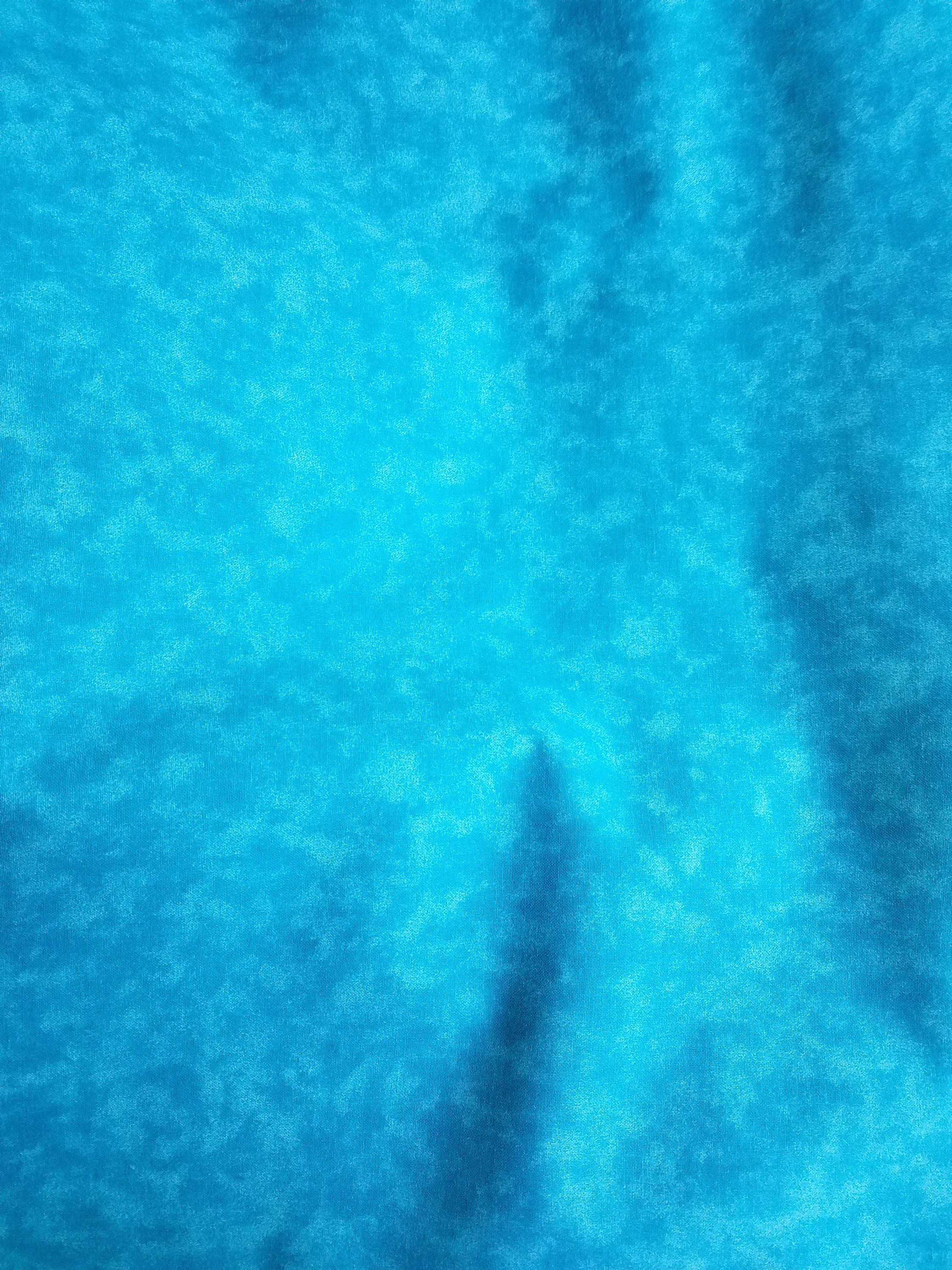 Cotton Turquoise Fabric, fabric by the yard, Turquoise quilt fabric