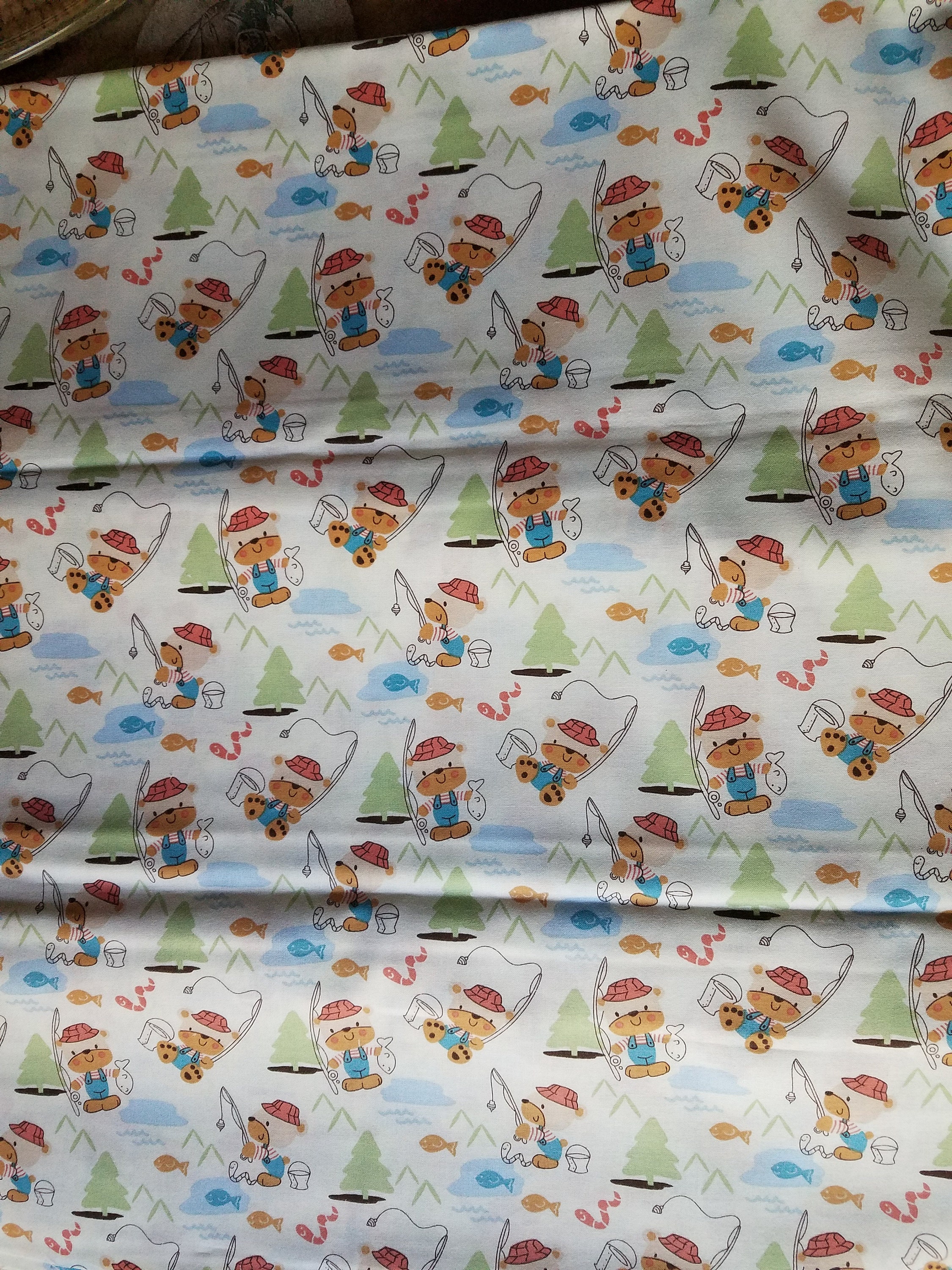 Cotton Nursery Fabric, Fabric By The Yard