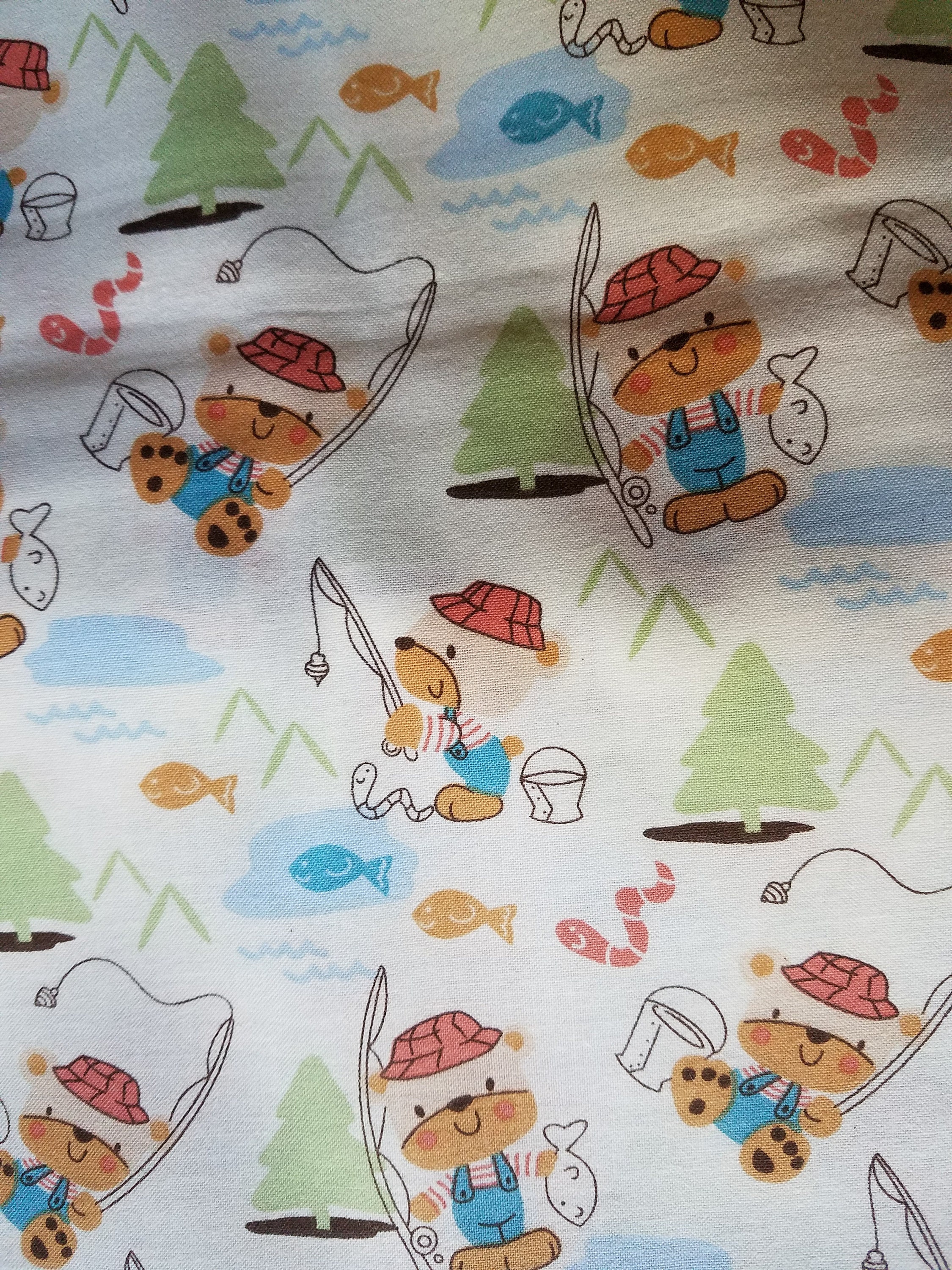 Cotton Nursery Fabric, Fabric By The Yard