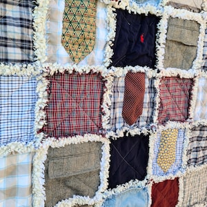 Custom Memory Quilts – Handcrafted from Loved Ones’ Clothing - Made to Order