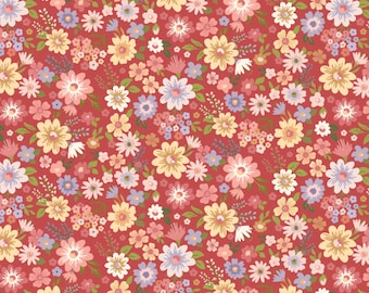 Send Her Flowers - Poppie Cotton Nature Sings Collection | Red