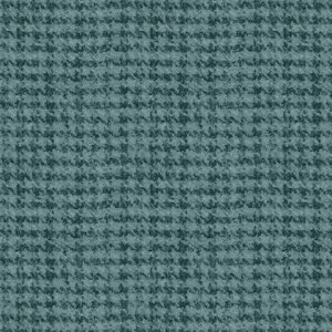 Teal Houndstooth Flannel by Bonnie Sullivan - Premium Cotton from Maywood Studios