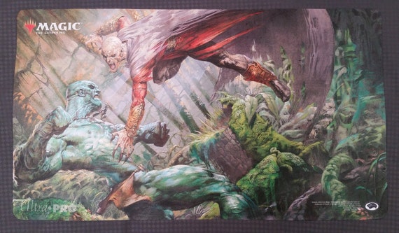 Gioco Mtg Playmat Table Mat Games Dimensioni 60 x 35 cm Mousepad tappetino gioco per Pokemon Yugioh Magic the Gathering green-mana-forest Gioco Mtg Playmat Table Mat Games Dimensioni 60 x 35 cm Mousepad tappetino gioco per Pokemon Yugioh Magic the Gathering green-mana-forest