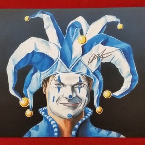 Jester's Cap Play Mat Signed by Dan Frazier MTG Magic the Gathering CCG
