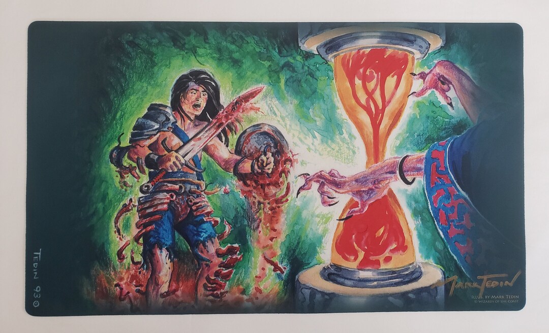 mark tedin mtg cards Timetwister - - Signed by the Artist Mark Tedin's black and white