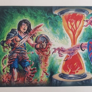 Timetwister Magic Playmat MTG Playmat SIGNIERT Mark Tedin OFFIZIELL Zauberer der Coast Gathering