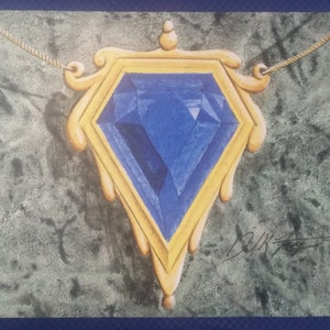 Mox Sapphire Play Mat Signed by Dan Frazier MTG Magic the Gathering CCG