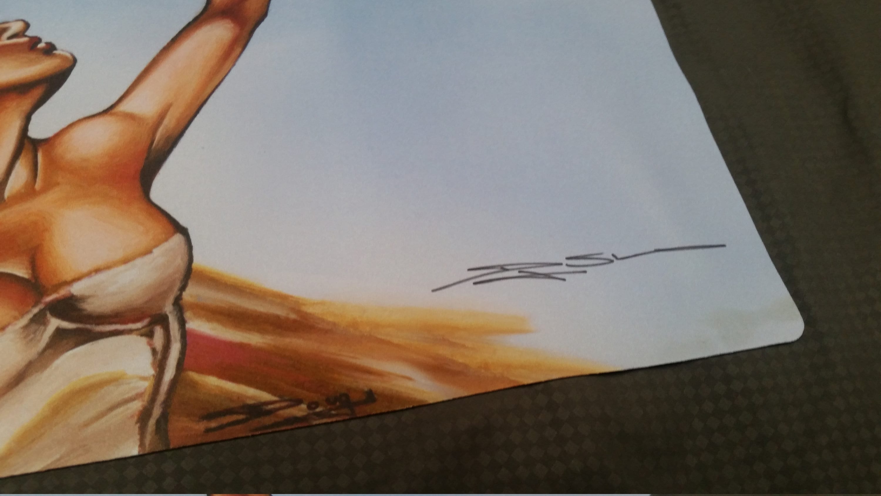 Dark Ritual MTG Play Mat Playmat SIGNED Sandra Everingham Wizards Magic