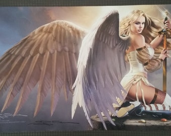 ダーク・リチュアル MTG プレイマット サンドラ・エヴァリンガム