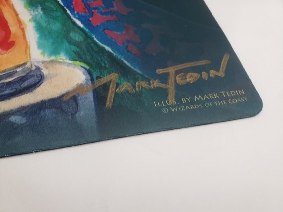 Timetwister Magic Play Mat MTG Playmat SIGNED Mark Tedin OFFICIAL