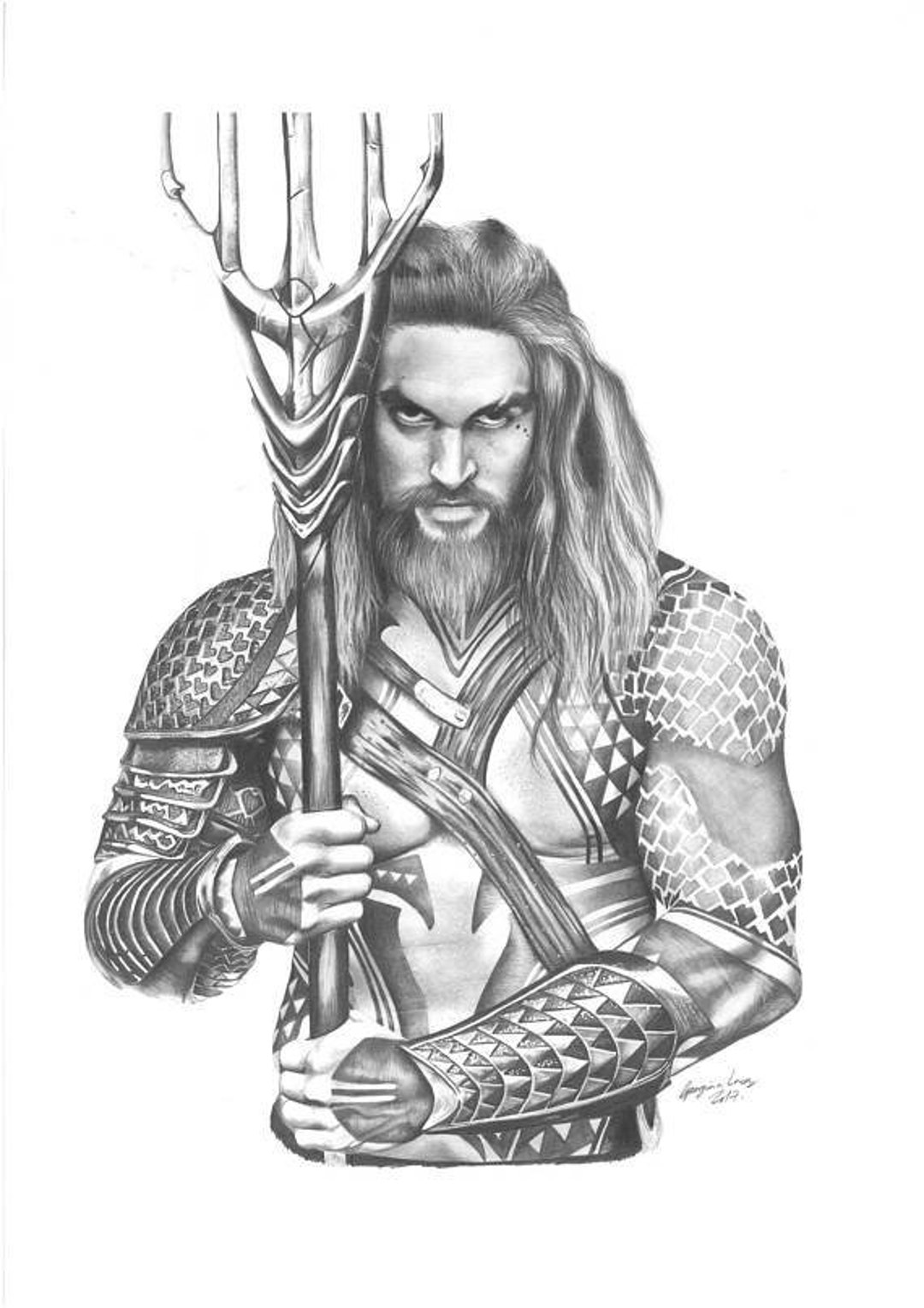 Aquaman - Original Artwork - Etsy
