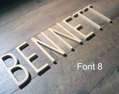 8 quot Wooden Letters for crafts, Wooden Numbers, MDF Letter for crafts, wood letters numbers