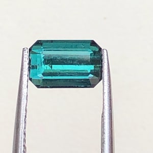 アフガニスタン産天然トルマリン バイカラー エメラルド ファセットルース 宝石 ジュエリー、リング用 宝石 1.20カラット