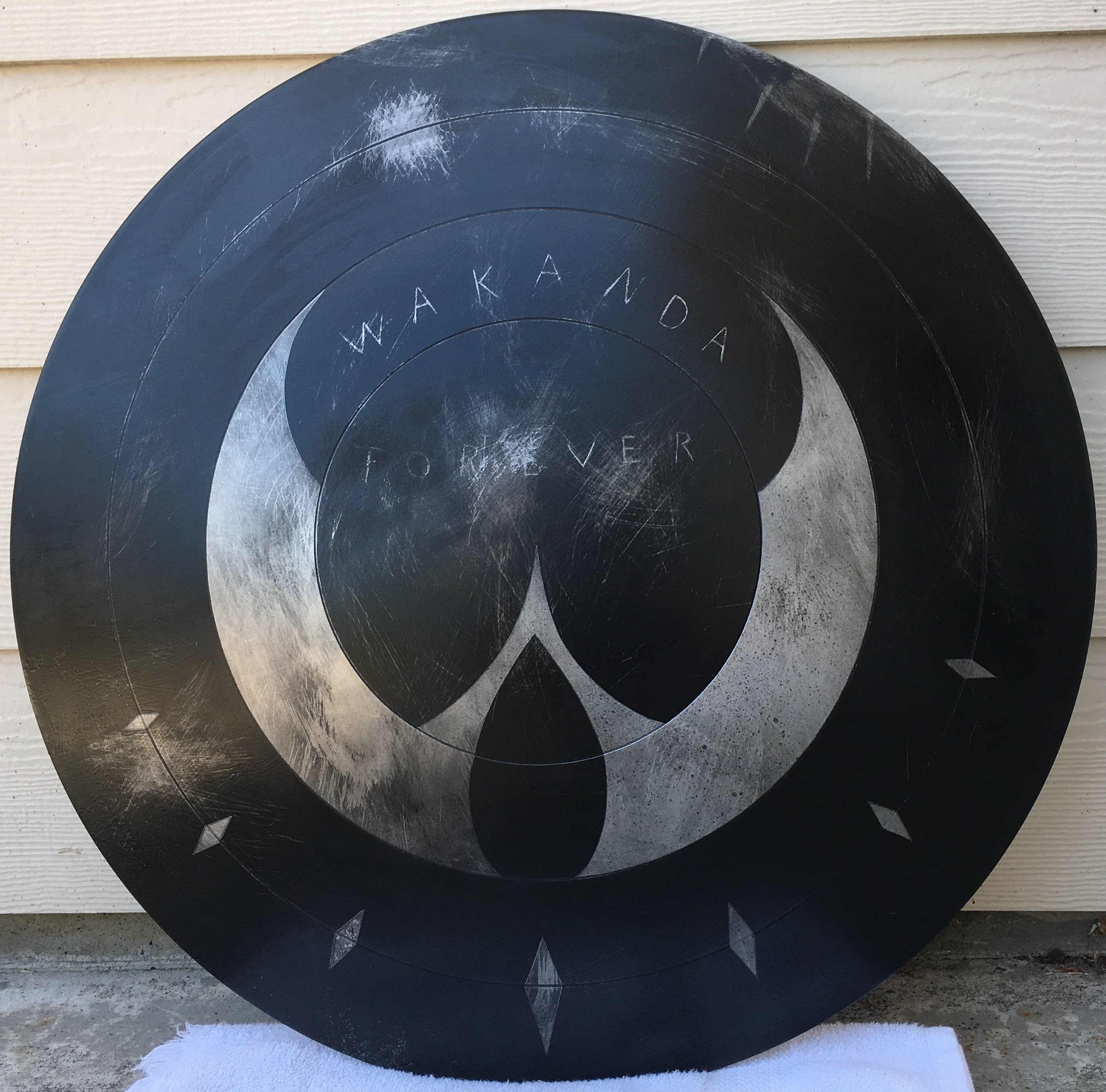 Wakanda Forever Black Panther Shield | Etsy