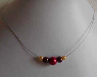 Bridal trendy raspberry Red Brown and yellow