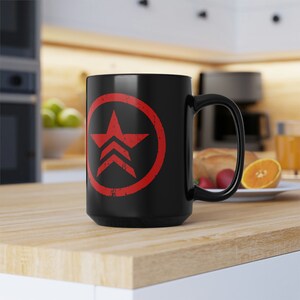 Mass Effect N7 Renegade 15oz Black Mug