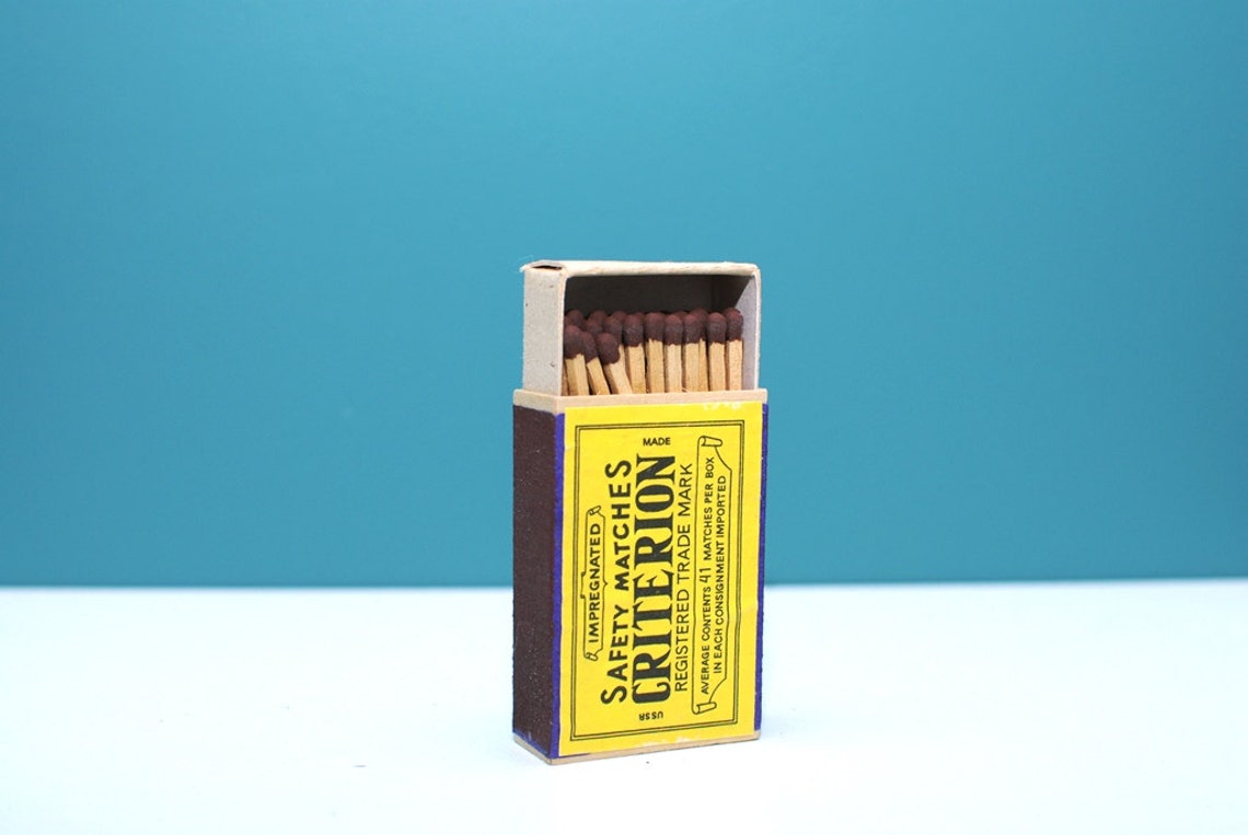 Soviet Matchbox Matchbox Original Collectible Match Box Etsy