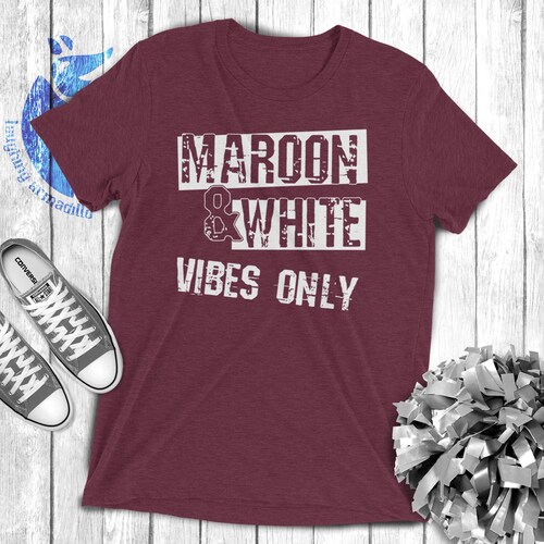 MAROON & GREY GAME DAY FOOTBALL TEE
