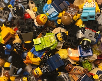 Pack of 10 random assortment of genuine LEGO® Minifigures with Accessories – Great for Collectors & New Fans