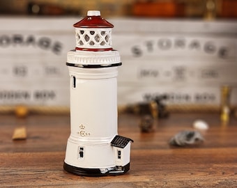 Sletterhage Fyr Denmark, Handmade Ceramic Lighthouse Candle Holder, Housewarming Gifts, Miniature Lighthouse, Maritime Gift, Christmas Gifts