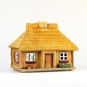 Handgemachtes Keramikhaus | Teelicht Kerzenhalter | Haus für Aromaöl verwenden | Ätherisches Öl | Kunstkeramik | Weihnachtsgeschenk | Wohndekor