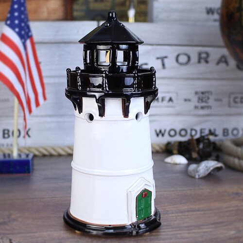 Lista Lighthouse Handmade Ceramic Candle Holder Lantern Etsy