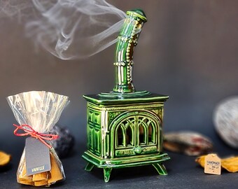 彫刻・オブジェ Richardson CERAMIC INCENSE BURNER Ceramic Incense Burner – Richardson Shop