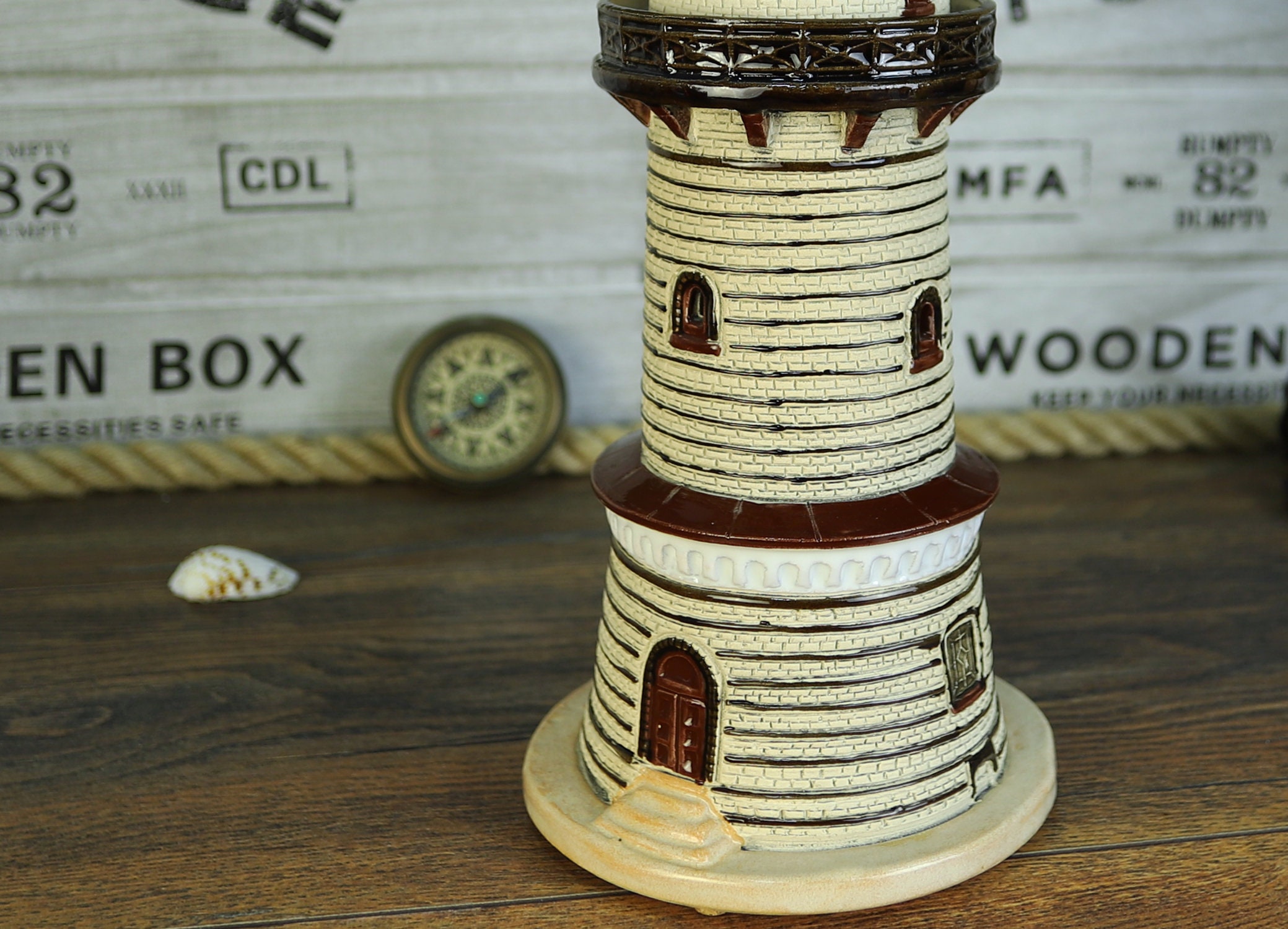 Handmade Ceramic Lighthouse Candle Holder Warnemunde. Ceramic Etsy
