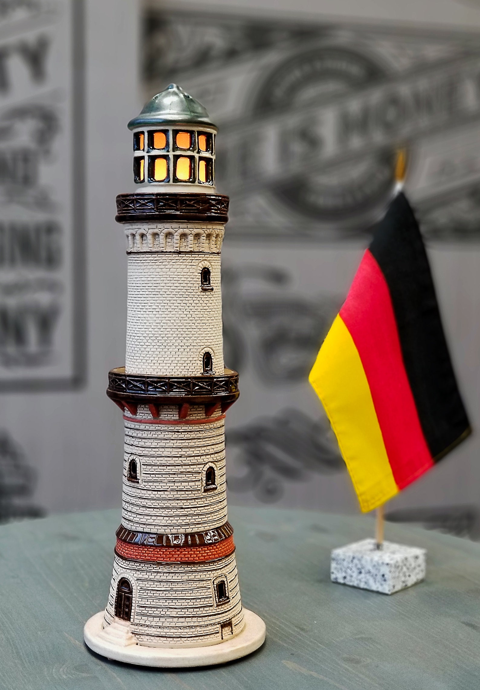 Handmade Ceramic Lighthouse Candle Holder Warnemunde. Ceramic Etsy