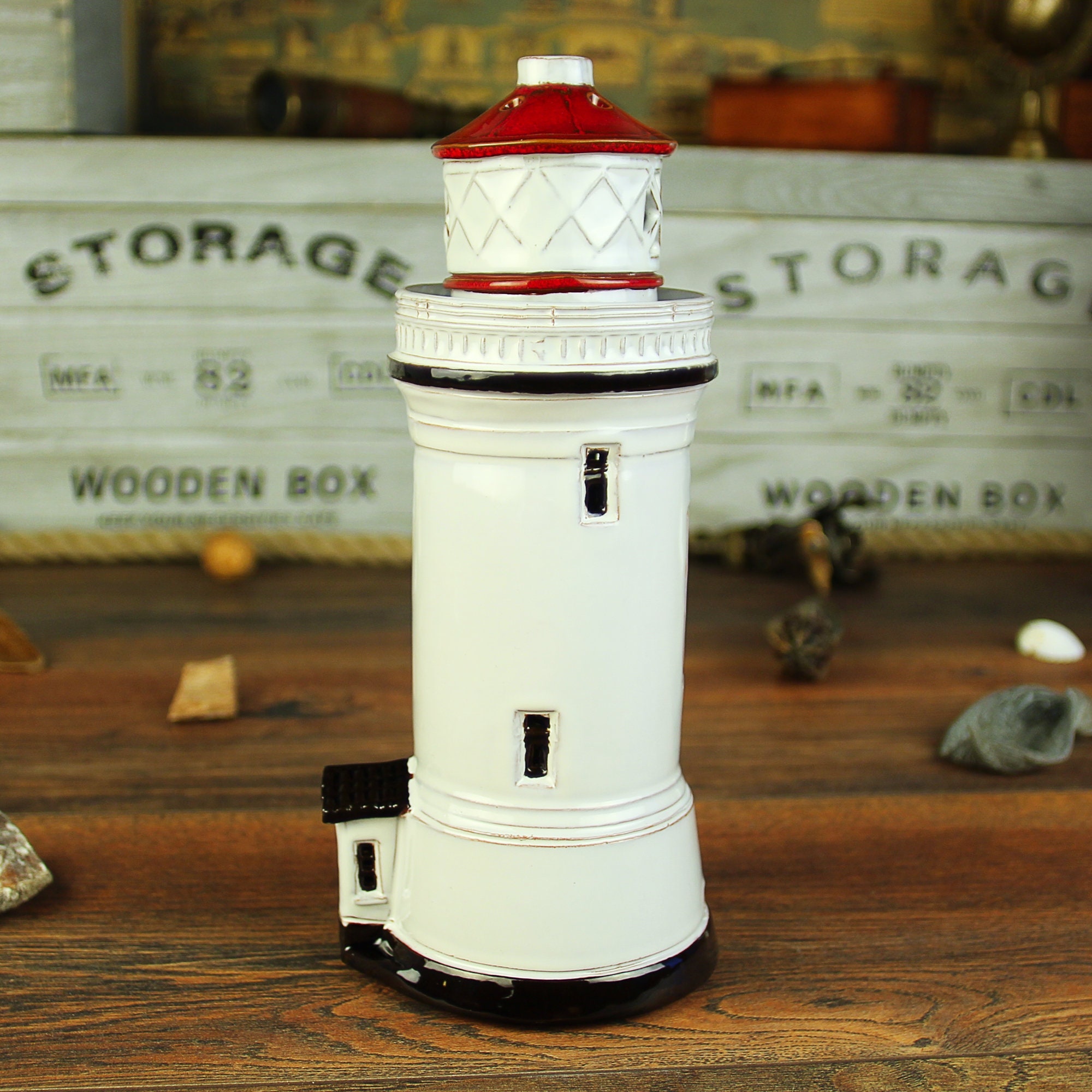 Sletterhage Fyr Denmark, Handmade Ceramic Lighthouse Candle Holder ...