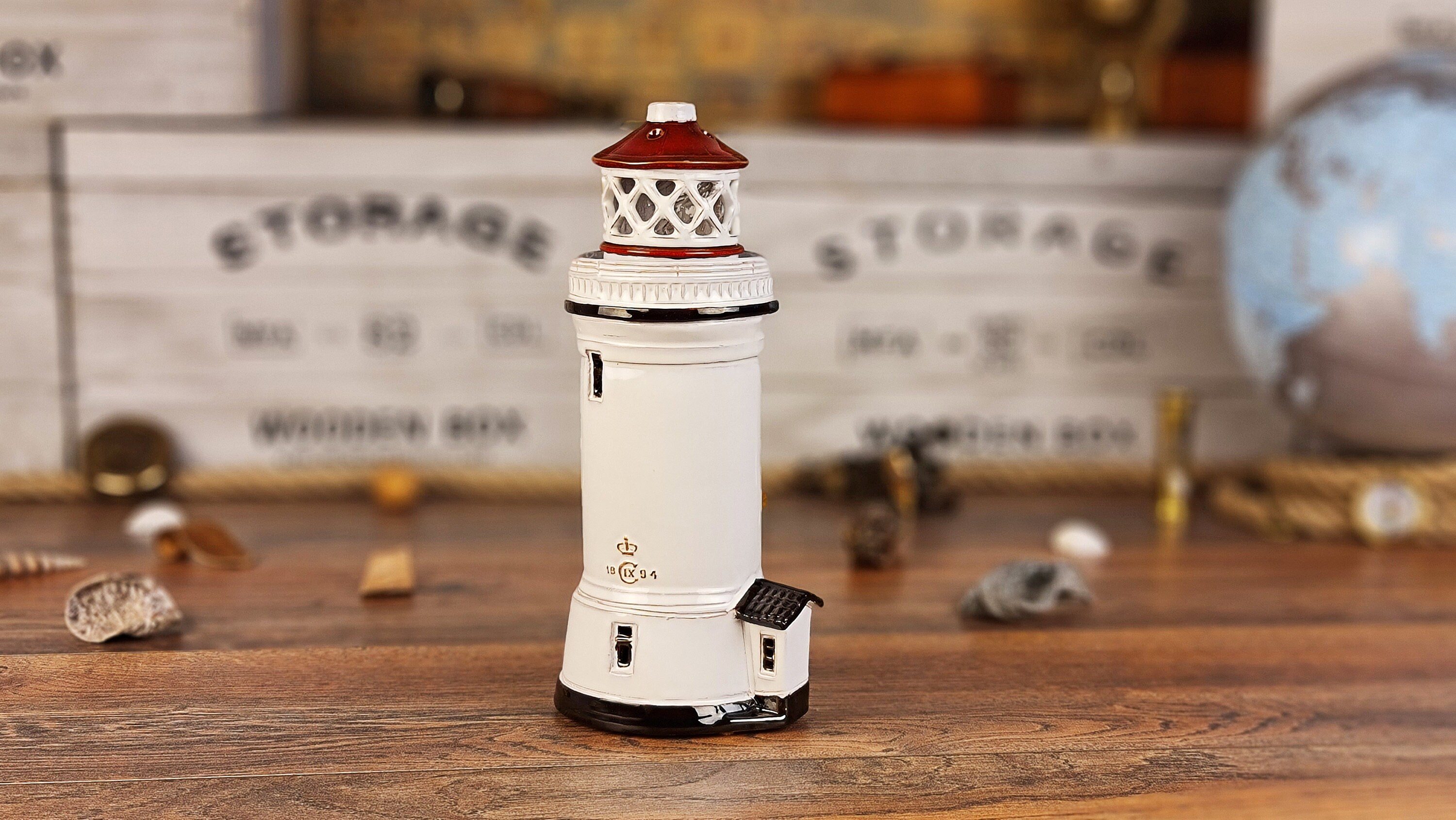 Sletterhage Fyr Denmark, Handmade Ceramic Lighthouse Candle Holder