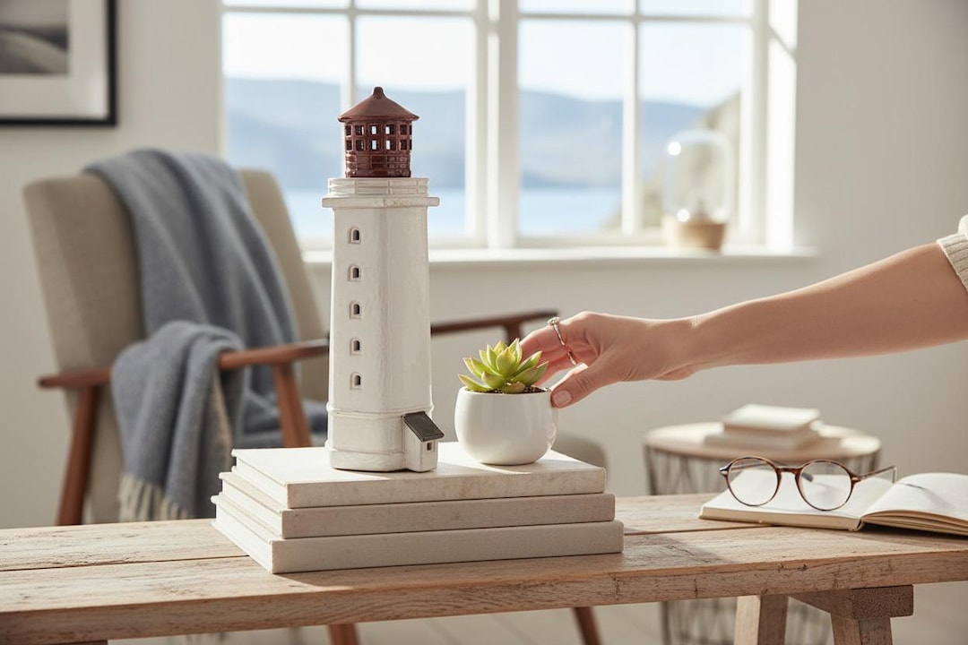 Handmade Ceramic Lighthouse Model – Kvitsøy Norway – Scandinavian ...