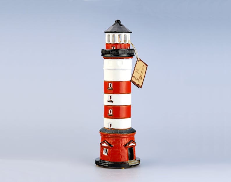 Handmade Ceramic Gift Miniature Lighthouse Led Candle Holder - Etsy