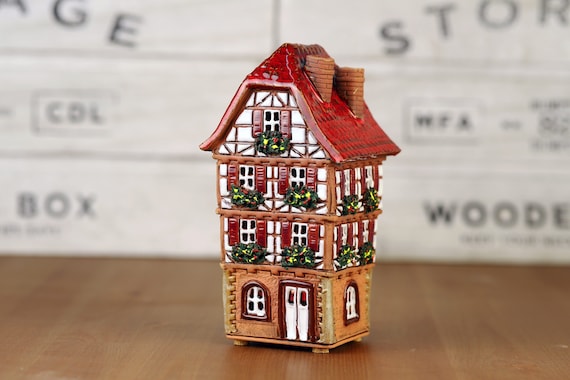 Keramik Kerzenhaus für Öle - Dorf Diffusor, gemütliches Wohndekor