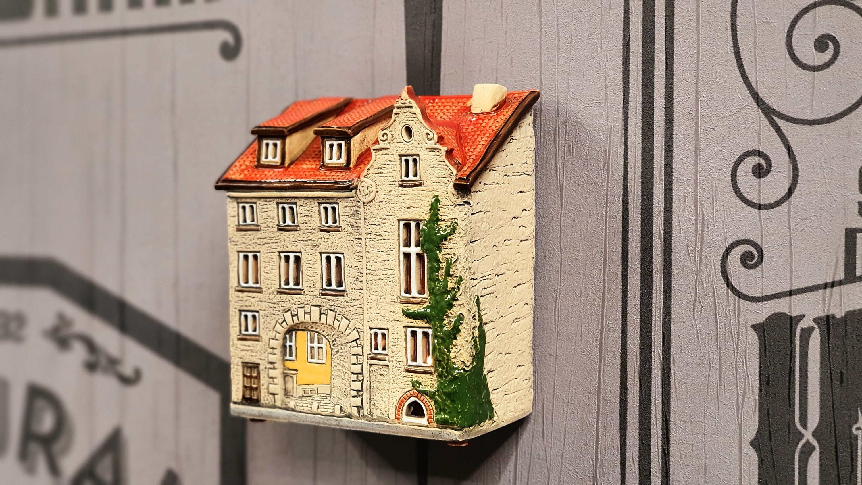 Handmade Ceramic House Tealight Candle Holder Riga Swedish Etsy