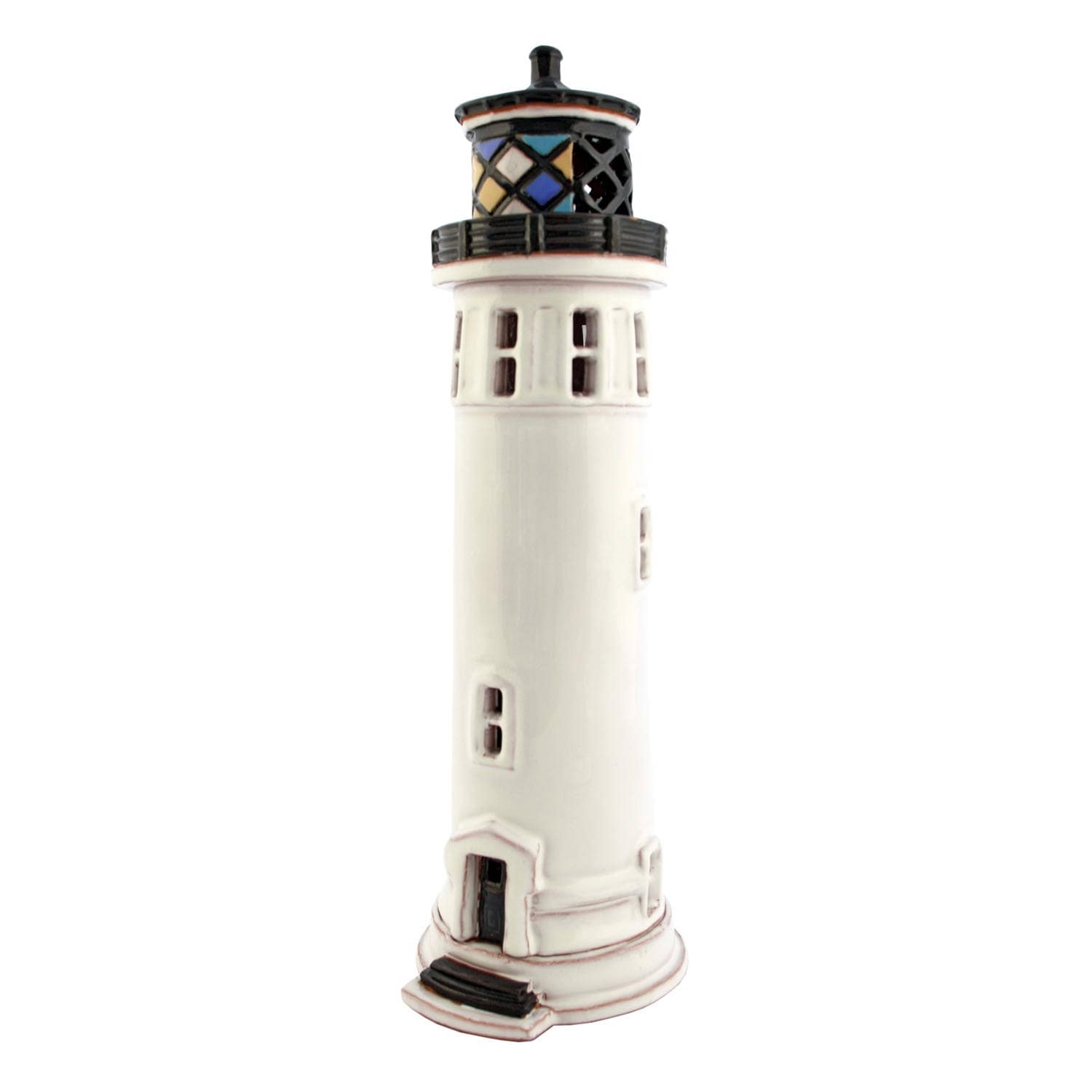 Handmade Ceramic Lighthouse Candle Holder Point Vicente USA. Etsy