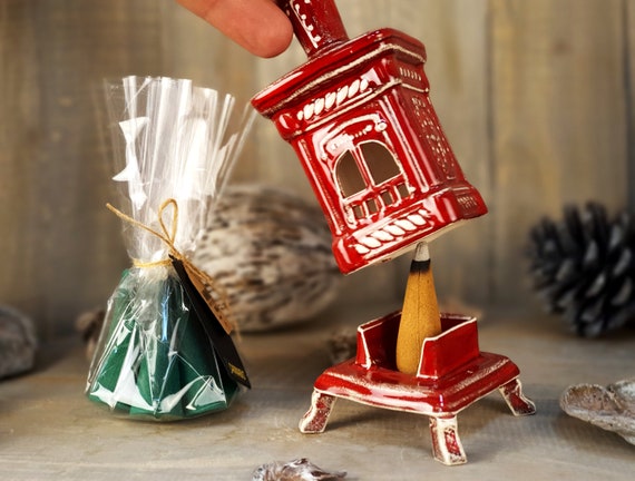 Ceramic Handmade Incense Holder Art Home Decoration, Small Stove