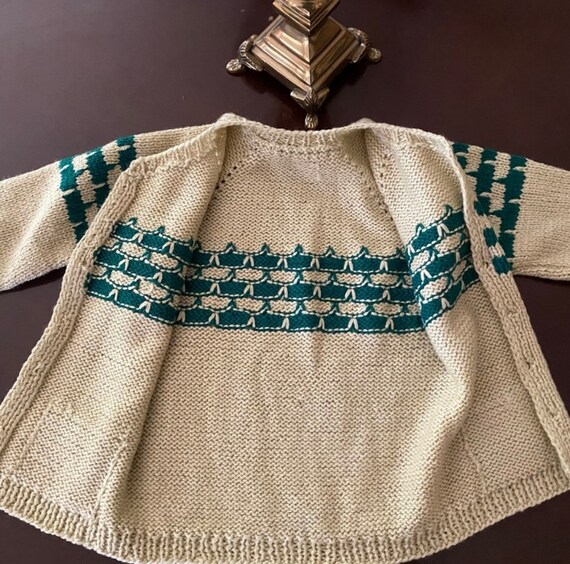 Baby vintage jacket - 1990’s Baby jacket - Handma… - image 4