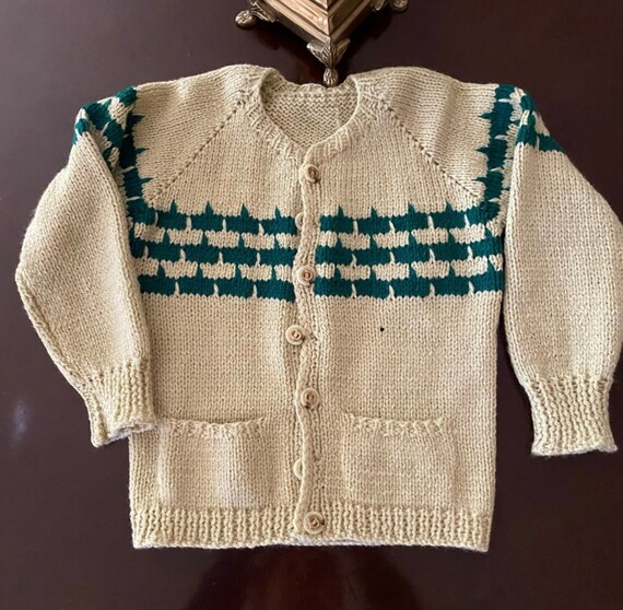 Baby vintage jacket - 1990’s Baby jacket - Handma… - image 3