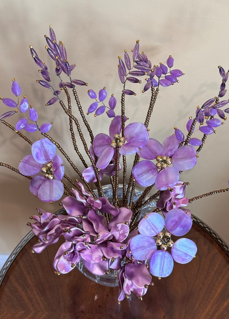 Artificial Flower Stems Flower Stems for Vase Purple Flowers Home Decor