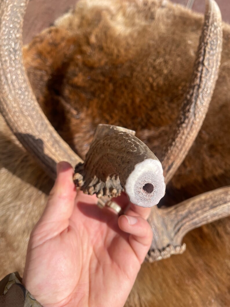 Elk Antler Pipe Etsy